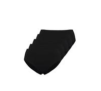 WESTMARK LONDON caleçons Femmes Coton Slips Confortables Respirant Dames sous-Vêtements pour Femmes Paquet de 5 Slips Taille côtes Fines brésiliennes avec Dentelle Noir XL Coton