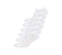 WESTMARK LONDON hommes coton 6 Pack - chaussettes baskets courtes hommes 39-42, chaussettes de sport blanches de travail, en coton mélangé, idéal pour un usage quotidien