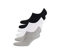 WESTMARK LONDON Chaussettes 'Invisible' gris chiné / noir / blanc, Taille 39-42