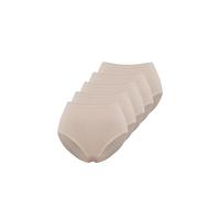 WESTMARK LONDON Femme Respirant Dim Coton Lot de 5 Culottes Beige Maxi Slip Hipster Culotte Femme Coton avec Dentelle - XL