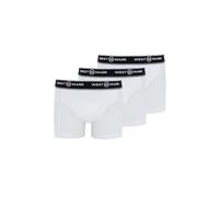 WESTMARK LONDON Homme Coton Lot de 3 Boxers Blanc (3XL) avec Ceinture élastique