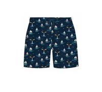 WESTMARK LONDON Shorts de bain marine / pétrole / grenadine / blanc, Taille L