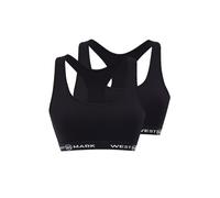 WESTMARK LONDON Soutien-gorge de sport noir / blanc, Taille L