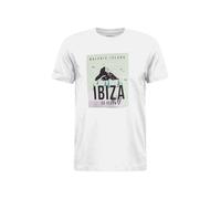WESTMARK LONDON T-Shirt 'VACA IBIZA' mélange de couleurs / blanc, Taille S