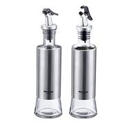 Westmark Distributeurs huile/vinaigre Lisbonne, Lot de 2, 300 ml, verre & acier inoxydable