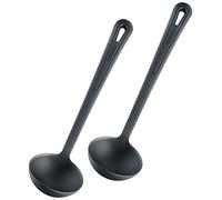 Westmark Lot de 2 louches à soupe Gentle Plus - Résistantes à la chaleur jusqu'à 270 °C - En polypropylène - Longueur : 31,5 cm - Noir - 285622E5