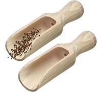 Westmark Lot de 2 pelles à épices - Volume de remplissage : 15 g (farine)/12 ml - Bois de hêtre - Maxi - Marron clair - 91972270