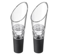 Westmark Lot de 2 verseurs à décanter Simo - Bec verseur à vin de qualité supérieure avec aération, embout adapté à de nombreuses bouteilles de vin, bonne étanchéité - plastique, acier inoxydable