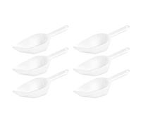 Westmark Lot de 6 pelles à pâtisserie, pesée, remplissage, contenance : 450 ml chacune, plastique, Halvar, blanc, 909522E2