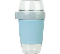 Westmark Lunchpot - 1150 ml, 3 compartiments, pour muesli, soupe et salade | Étanche, récipient principal micro-ondable, pot à yaourt congelable, passe au lave-vaisselle, sans BPA, bleu, 5287226B