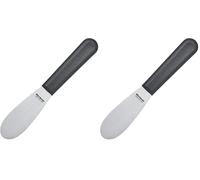 Westmark Master Line Couteau à beurre 8,5 x 3,3 cm, Noir (Lot de 2)