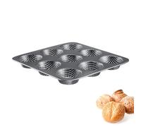 Westmark Moule anti-adhérent percé, Minirol, 9 places, noir, 0,90 kg