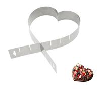 Cadre à pâtisserie extensible - coeur Incolore G