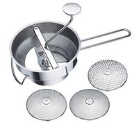 Westmark moulin à Légumes avec 3 Disques perforés, Acier inoxydable, Finoletta, Argenté, 11952260