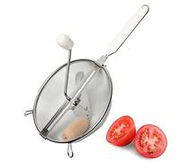 Westmark Moulin à Légumes/Presse Purées, Diamètre : 20 cm, Acier Inoxydable/Plastique, Standard, Argenté/blanc, 11972270