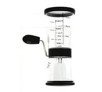 Westmark Moulin à Noix avec Verre Doseur, Volume : env. 275 ml, Acier Inoxydable/Plastique, Noir/Transparent, 97702270