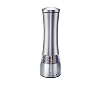 Westmark Moulin à sel et à poivre, Broyeur en Céramique, Hauteur : 21,5 cm, Acier Inoxydable, Traditionell, Argent, 63562260