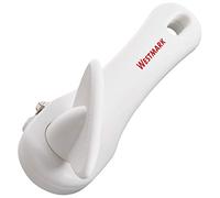 Westmark Ouvre-Boîte de Sécurité, Avec Pince, Longueur : 18cm, Acier Inoxydable/Plastique, Klu, Blanc, 10332260
