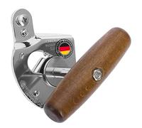 Westmark Ouvre-boîtes Professionnel, Pour Usage Commercial, pour Boîtes de Conserves de Taille Gastronomique, Acier/Bois, Titan, 12242260, Gris et Marron Foncé