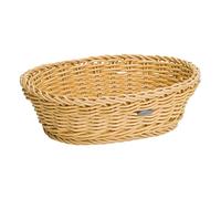 Westmark Panier Multi-usage, convient pour l'Hôtellerie et la Restauration, Ovale, env. 25,5 x 19 x 8 cm, Fibres synthétiques, Saleen Edition, Beige clair, 02056030101