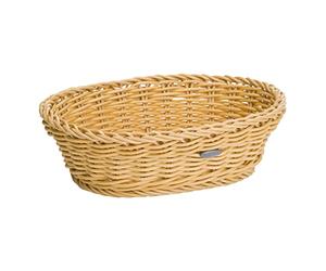 Westmark Panier Multi-usage, convient pour l'Hôtellerie et la Restauration, Ovale, env. 25,5 x 19 x 8 cm, Fibres synthétiques, Saleen Edition, Beige clair, 02056030101