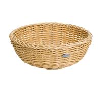 Westmark Corbeille à pain Fruits tressée Ronde D23 – Fibre synthétique Beige clair Ø 23 cm