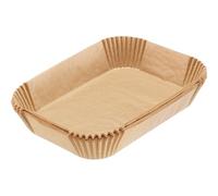 Westmark Papier sulfurisé pour friteuses à air chaud Line - 100 inserts pour air fryer, enduits de silicone, alimentaires et résistants à la chaleur - 22 x 14 x 4,5 cm