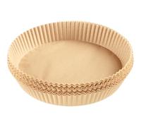 Westmark Papier sulfurisé rond pour friteuse à air chaud - 100 inserts sulfurisés pour air fryer, enduits de silicone, alimentaires, résistants à la chaleur - Ø 20 x 4,5 cm