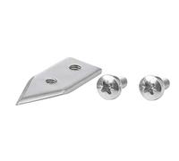 Westmark Pièces Détachées, 3 pièces, Lame de Coupe + 2 Vis pour Ouvre-Boîtes Sieger Clou 30/40/50, Acier Inoxydable, Argent, 19952280