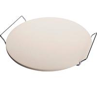Westmark Pierre à Pizza, Rond, Ø 33 cm, Avec Support, Céramique, Beige/Argent, 32402260