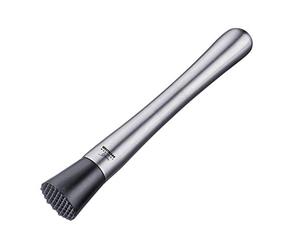 Westmark Pilon à Caïpirinha, Monopol Edition, Longueur : 21 cm, Acier inoxydable/plastique, Sol, Argenté/noir, 62793360