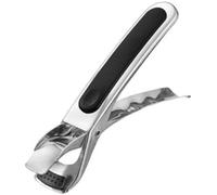 Westmark Pince à four avec poignée caoutchoutée - Longueur : 17,5 cm - Acier et silicone - Argenté/noir - 10792270