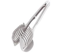 Westmark Pince à tomates/Aide à la Coupe, Pour des Tranches régulières, Longueur : 18,5 cm, Aluminium, Tomatex, Argenté, 51402260