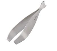 Westmark Pincette à arêtes de Poisson avec surface de préhension pour les arêtes et extrémité de la pince en forme d'ailette pour plume, acier inoxydable, longueur : 13,8 cm, argenté, 66082280