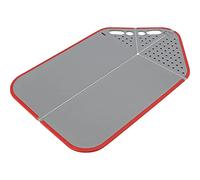 Westmark 62192270 Planche à découper pliable en plastique 3 en 1 Gris/rouge