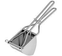 Westmark – Presse à pommes de terre Triangel, acier inoxydable, 30 cm, trous ronds, argenté