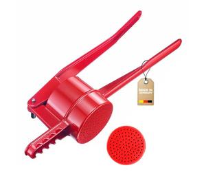 Westmark Presse à Spätzle/Pomme de Terre, avec Trous ronds, en Aluminium Moulé sous Pression, Longueur : 41 cm, Spätzlepress, Rouge, 6110223R