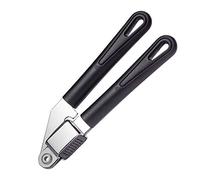Westmark Presse-ail avec grille amovible, Chromé, Longueur : 19,7 cm, Acier/plastique, Gentle, Noir, 28362270
