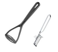 Westmark Presse-purée + Eplucheur, Famos, Plastique/Acier inoxydable/Acier, Noir/Argent, 286322E7