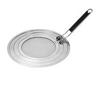 Westmark Protection Anti-éclaboussures, pour Casseroles et Poêles de Ø 20, 24 et 28 cm, Poignée thermo-isolante, Acier inoxydable, Exclusiv, Argenté/noir, 12192270