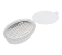 Westmark Râpe à Muscade, Avec Bac Collecteur et Protège-Lame, Ovale, Plastique/Acier Inoxydable, Technicus Nut, Blanc/Argent, 14442260