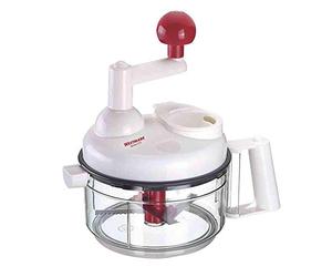 Westmark Robot de cuisine manuel, 9 fonctions, raboter, râper, couper, mélanger etc., 11 accessoires, 97142260