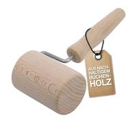 Westmark Rouleau à pâtisserie/Rouleau à pâte, Cylindrique, pour Moules à Pâtisserie Carrés, en Bois de hêtre, ø 5,4 cm, Woody, brun clair, 30042270