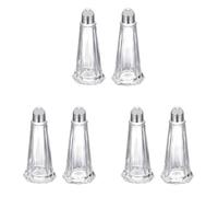 Westmark Salière et Poivrière, Set de 2, Capacité : env. 40 ml, Verre/Acier Inoxydable, New York, Argent/Transparent, 65262270 (Lot de 3)