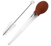 Westmark Seringue à Jus/Sauce, avec brosse de nettoyage, longueur : 28 cm, en plastique, rouge/transparent, 15252270