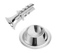 Westmark Set : 1 bec verseur/mini presse-agrumes + 1 support/support, acier inoxydable, argent, 629822E6