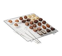 Westmark Set de 4 pièces pour Pralines, 2 Fourchettes à Tremper, 1 Broche à Tremper en Spirale, 1 Grille Egouttoir, Livre de Recettes incl., Acier/Acier Inoxydable, Argent, 31472260