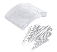 Westmark Set de Cuisine à 2 pièces, Présentoir CakePop et 48 Bâtons en papier, 15 cm, plastique/papier, Transparent/Blanc, 302522E6