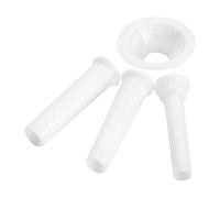 Westmark Set d'Entonnoirs à Saucisses, 4 pièces, ø 1,5/2/2,3 cm, Accessoires pour hachoir Westmark 97542260/Taille: 10, plastique, blanc, 14952230