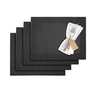Westmark Sets de table, 4 pièces, 42 x 32 cm, Synthétique, Anthracite/Gris, édition Saleen : Home